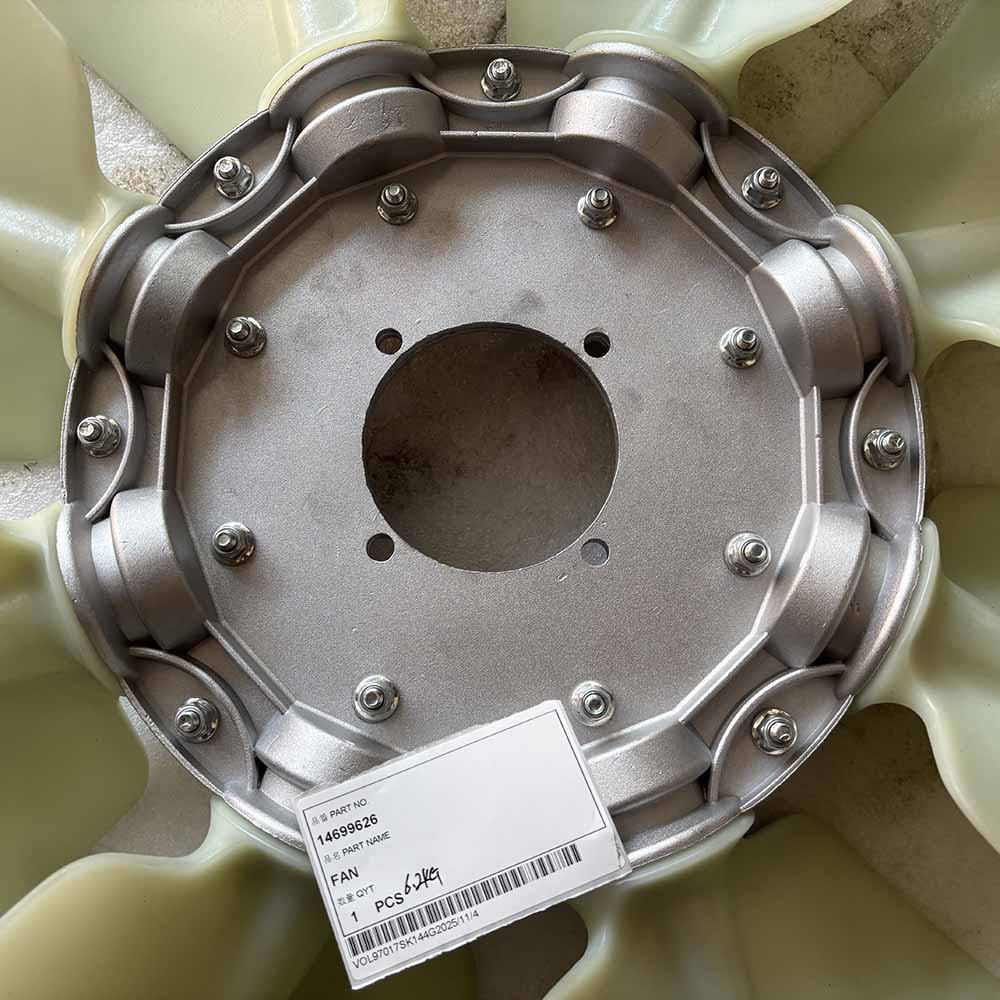 VOLVO EXCAVATOR PARTS MADE IN CHINA NEW EC210B EC220D 14699626 FAN SPARKLING MACHINERY