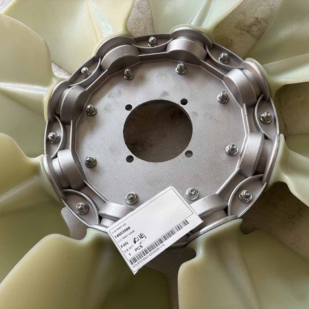 VOLVO EXCAVATOR PARTS MADE IN CHINA NEW EC200B EC210B EC220D EW205D 14603988 FAN SPARKLING MACHINERY