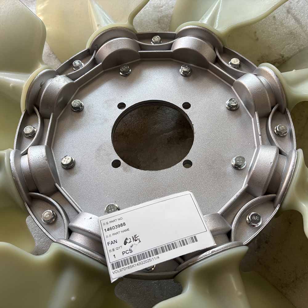 VOLVO EXCAVATOR PARTS MADE IN CHINA NEW EC200B EC210B EC220D EW205D 14603988 FAN SPARKLING MACHINERY
