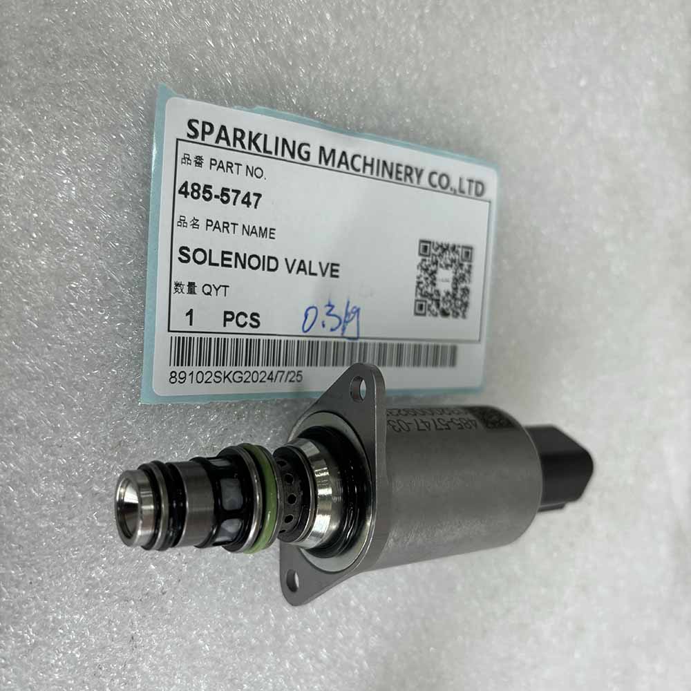 Caterpillar EXCAVATOR PARTS MADE IN CHINA NEW E320GC E323D E326GC E330GC E336GC E349GC 485-5747 SOLENOID VALVE SPARKLING MACHINERY