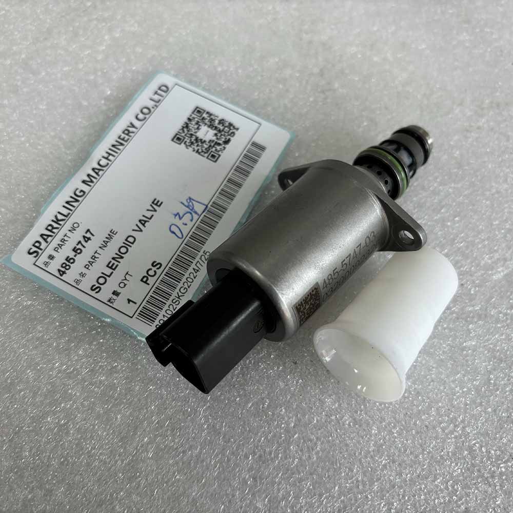 Caterpillar EXCAVATOR PARTS MADE IN CHINA NEW E320GC E323D E326GC E330GC E336GC E349GC 485-5747 SOLENOID VALVE SPARKLING MACHINERY
