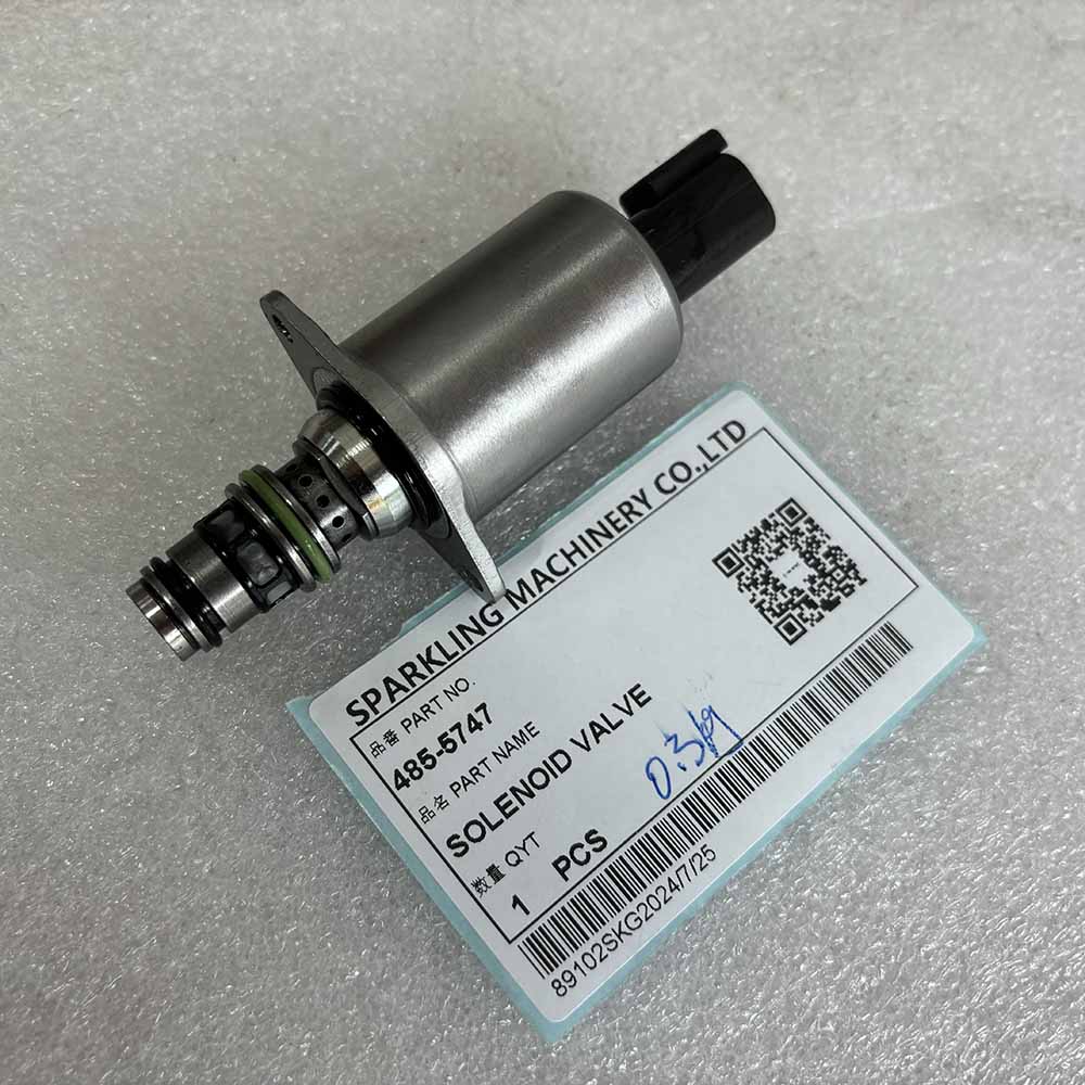 Caterpillar EXCAVATOR PARTS MADE IN CHINA NEW E320GC E323D E326GC E330GC E336GC E349GC 485-5747 SOLENOID VALVE SPARKLING MACHINERY