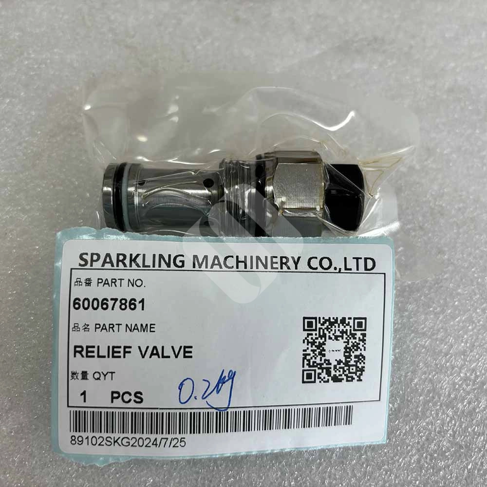 Caterpillar EXCAVATOR PARTS MADE IN CHINA NEW SY75 SY95 SY135 60067861 RELIEF VALVE SPARKLING MACHINERY Caterpillar EXCAVATOR PARTS MADE IN CHINA NEW SY75 SY95 SY135 60067861 RELIEF VALVE SPARKLING MACHINERY