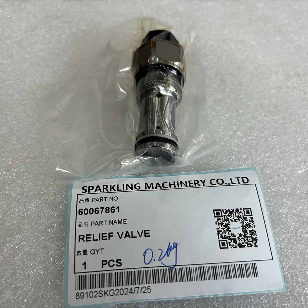 Caterpillar EXCAVATOR PARTS MADE IN CHINA NEW SY75 SY95 SY135 60067861 RELIEF VALVE SPARKLING MACHINERY