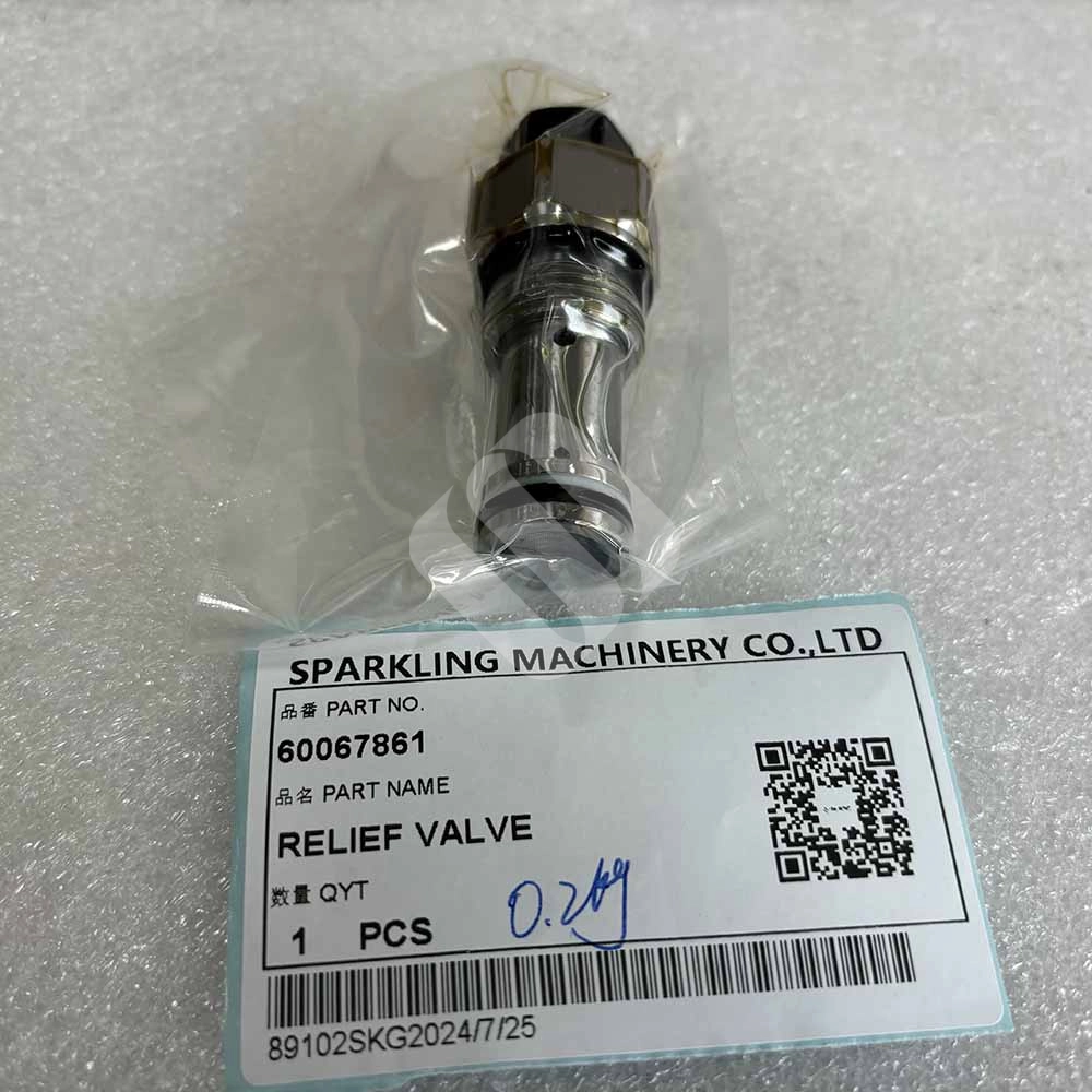 Caterpillar EXCAVATOR PARTS MADE IN CHINA NEW SY75 SY95 SY135 60067861 RELIEF VALVE SPARKLING MACHINERY Caterpillar EXCAVATOR PARTS MADE IN CHINA NEW SY75 SY95 SY135 60067861 RELIEF VALVE SPARKLING MACHINERY