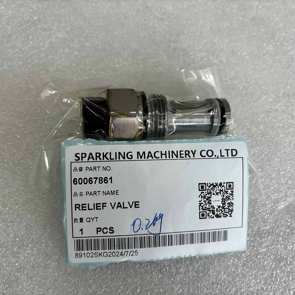 Caterpillar EXCAVATOR PARTS MADE IN CHINA NEW SY75 SY95 SY135 60067861 RELIEF VALVE SPARKLING MACHINERY