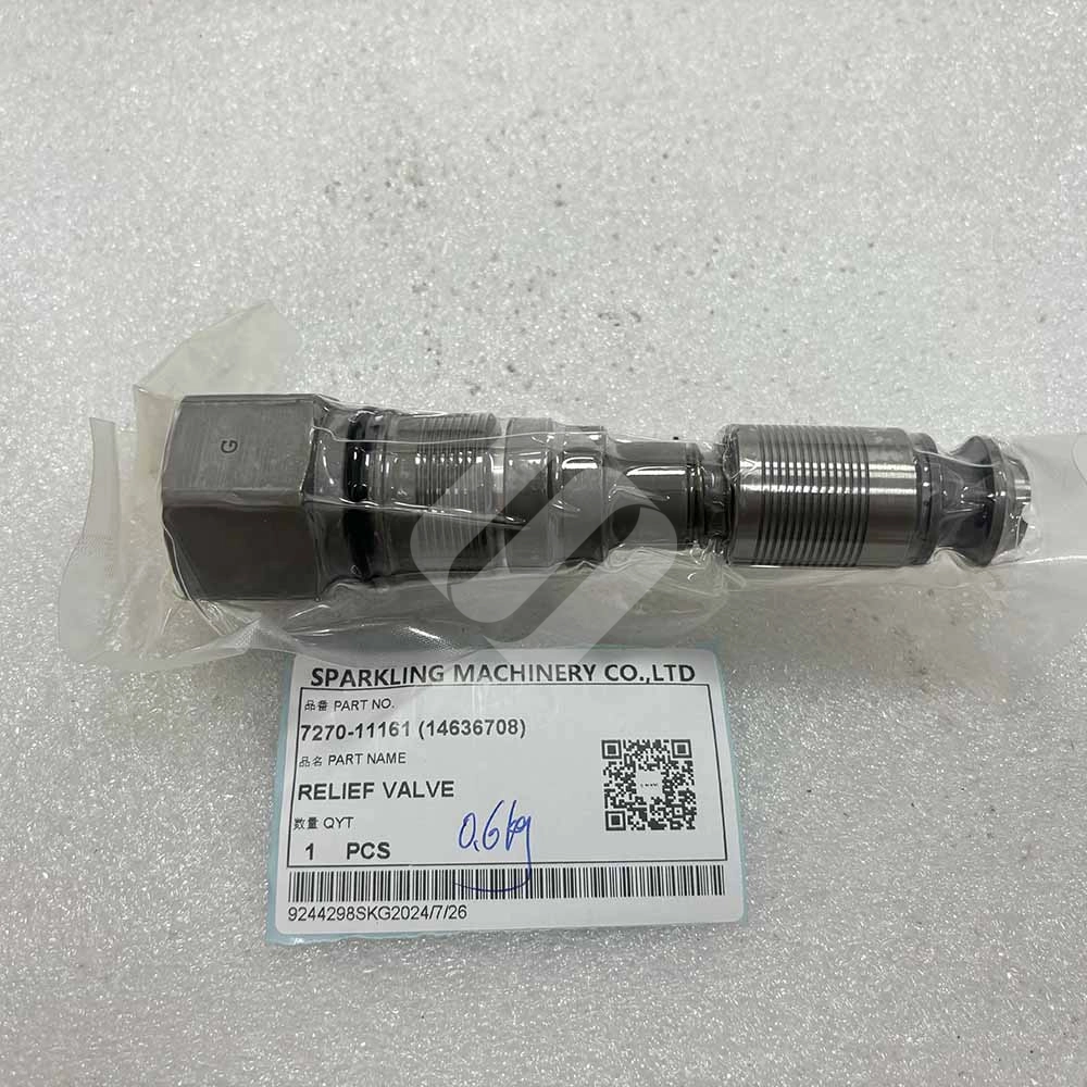 VOLVO EXCAVATOR PARTS MADE IN CHINA NEW EC210B EC240B EC290B EC350 7270-11161(14636708) RELIEF VALVE SPARKLING MACHINERY VOLVO EXCAVATOR PARTS MADE IN CHINA NEW EC210B EC240B EC290B EC350 7270-11161(14636708) RELIEF VALVE SPARKLING MACHINERY