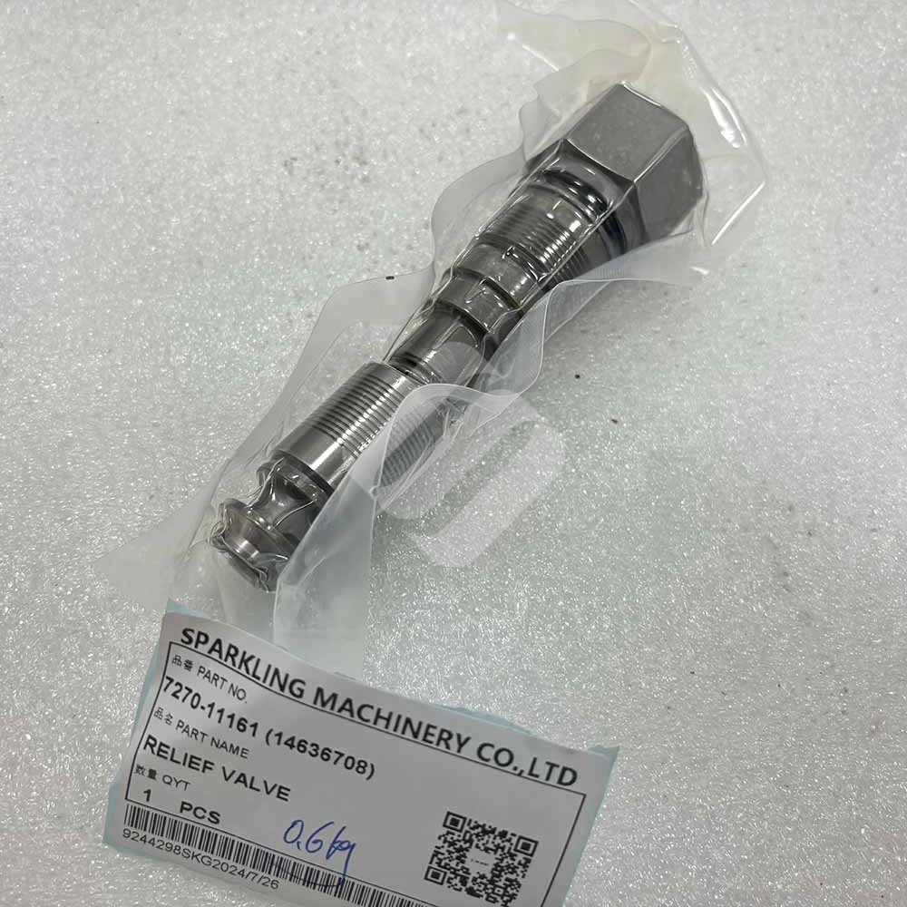 VOLVO EXCAVATOR PARTS MADE IN CHINA NEW EC210B EC240B EC290B EC350 7270-11161(14636708) RELIEF VALVE SPARKLING MACHINERY VOLVO EXCAVATOR PARTS MADE IN CHINA NEW EC210B EC240B EC290B EC350 7270-11161(14636708) RELIEF VALVE SPARKLING MACHINERY