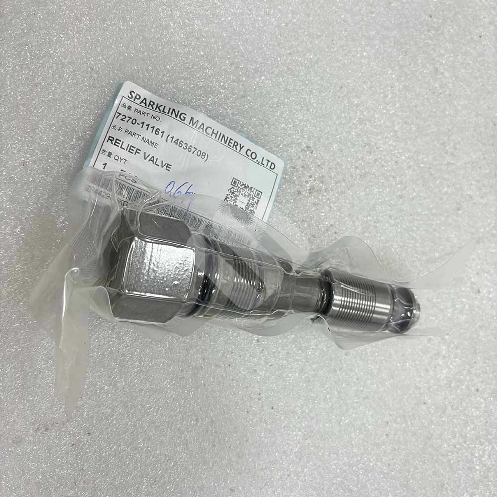 VOLVO EXCAVATOR PARTS MADE IN CHINA NEW EC210B EC240B EC290B EC350 7270-11161(14636708) RELIEF VALVE SPARKLING MACHINERY VOLVO EXCAVATOR PARTS MADE IN CHINA NEW EC210B EC240B EC290B EC350 7270-11161(14636708) RELIEF VALVE SPARKLING MACHINERY