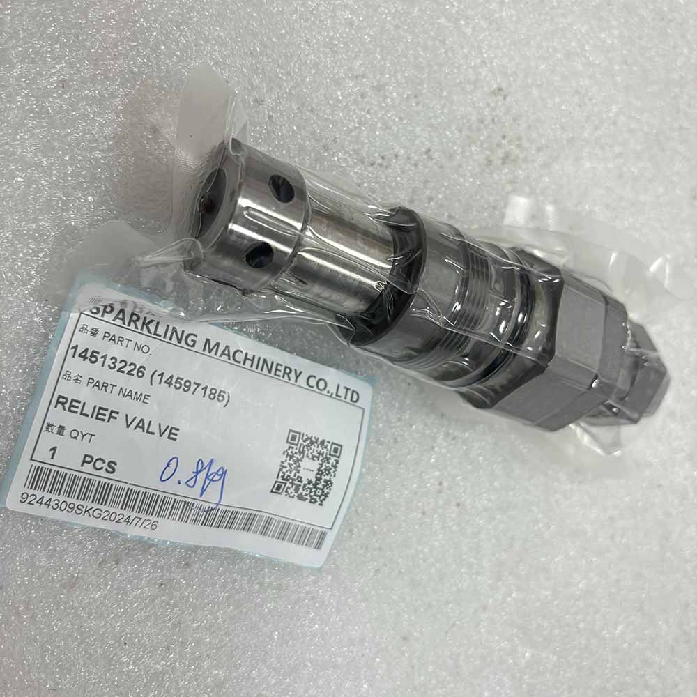 VOLVO EXCAVATOR PARTS MADE IN CHINA NEW EC460B EC460C EC460BLC EC480D EC480E 14513226(14597185) RELIEF VALVE SPARKLING MACHINERY