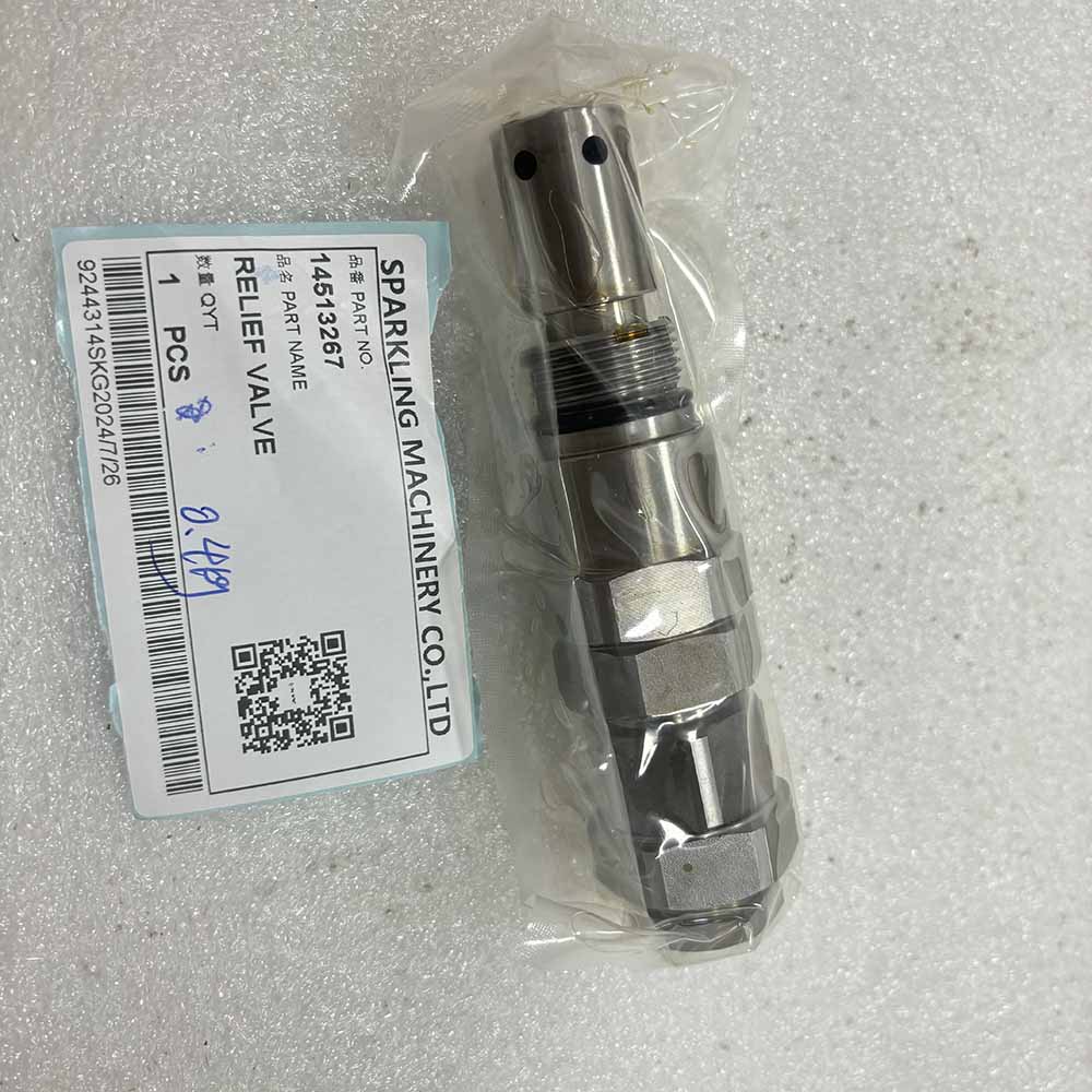 VOLVO EXCAVATOR PARTS MADE IN CHINA NEW EC135B EC140B EC140D EC160B EC180B 14513267 RELIEF VALVE SPARKLING MACHINERY