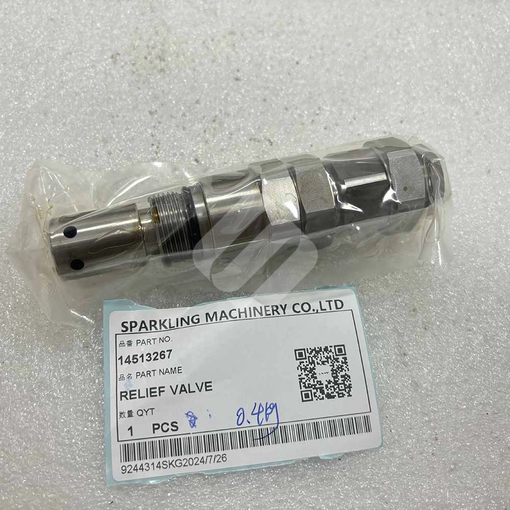 VOLVO EXCAVATOR PARTS MADE IN CHINA NEW EC135B EC140B EC140D EC160B EC180B 14513267 RELIEF VALVE SPARKLING MACHINERY VOLVO EXCAVATOR PARTS MADE IN CHINA NEW EC135B EC140B EC140D EC160B EC180B 14513267 RELIEF VALVE SPARKLING MACHINERY