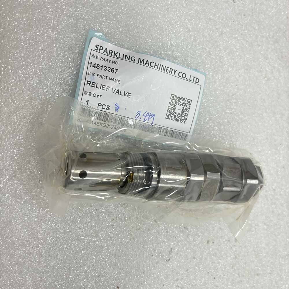 VOLVO EXCAVATOR PARTS MADE IN CHINA NEW EC135B EC140B EC140D EC160B EC180B 14513267 RELIEF VALVE SPARKLING MACHINERY
