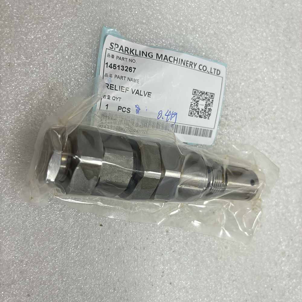 VOLVO EXCAVATOR PARTS MADE IN CHINA NEW EC135B EC140B EC140D EC160B EC180B 14513267 RELIEF VALVE SPARKLING MACHINERY