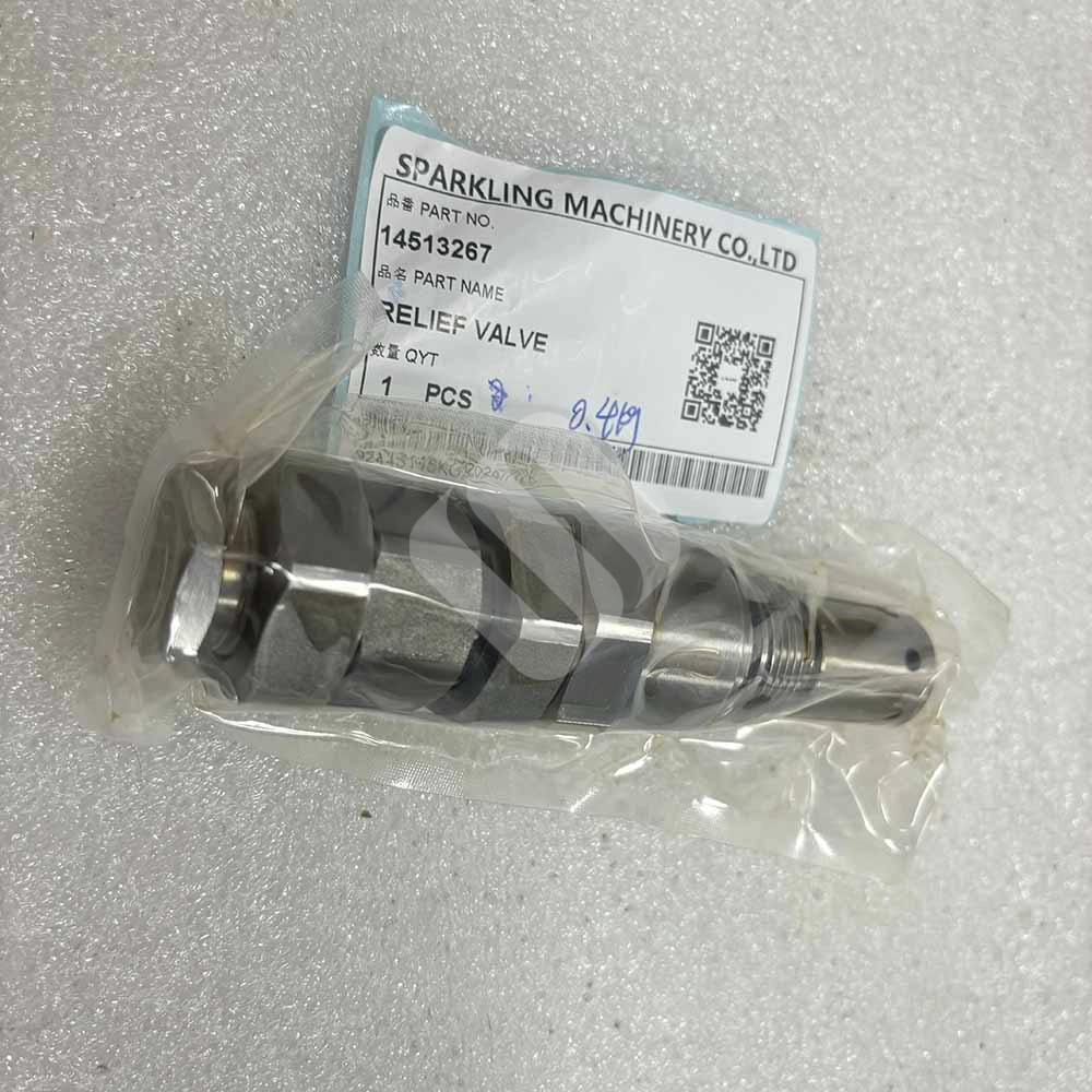 VOLVO EXCAVATOR PARTS MADE IN CHINA NEW EC135B EC140B EC140D EC160B EC180B 14513267 RELIEF VALVE SPARKLING MACHINERY VOLVO EXCAVATOR PARTS MADE IN CHINA NEW EC135B EC140B EC140D EC160B EC180B 14513267 RELIEF VALVE SPARKLING MACHINERY