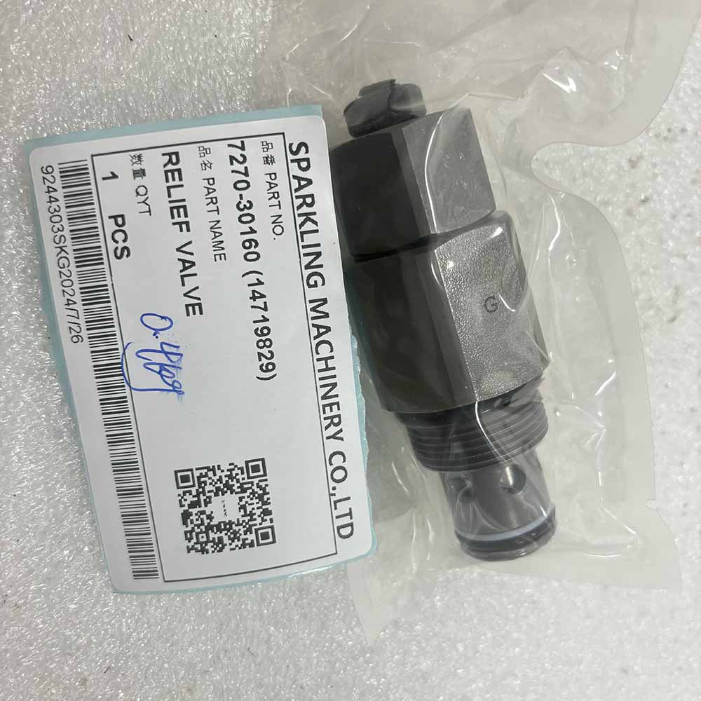 VOLVO EXCAVATOR PARTS MADE IN CHINA NEW EC290B EC210B 7270-30160 (14719829) RELIEF VALVE SPARKLING MACHINERY