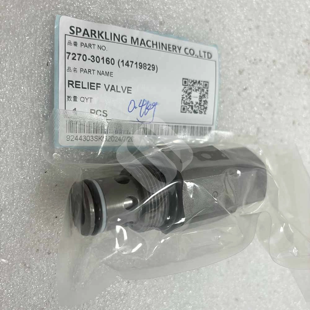VOLVO EXCAVATOR PARTS MADE IN CHINA NEW EC290B EC210B 7270-30160 (14719829) RELIEF VALVE SPARKLING MACHINERY VOLVO EXCAVATOR PARTS MADE IN CHINA NEW EC290B EC210B 7270-30160 (14719829) RELIEF VALVE SPARKLING MACHINERY