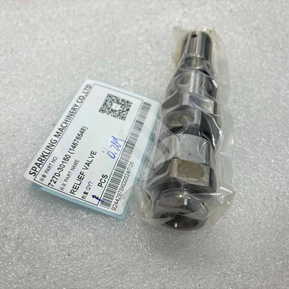 VOLVO EXCAVATOR PARTS MADE IN CHINA NEW EC140 EC160 EC180 EC200 EC210 7270-30150(14676548) RELIEF VALVE SPARKLING MACHINERY VOLVO EXCAVATOR PARTS MADE IN CHINA NEW EC140 EC160 EC180 EC200 EC210 7270-30150(14676548) RELIEF VALVE SPARKLING MACHINERY