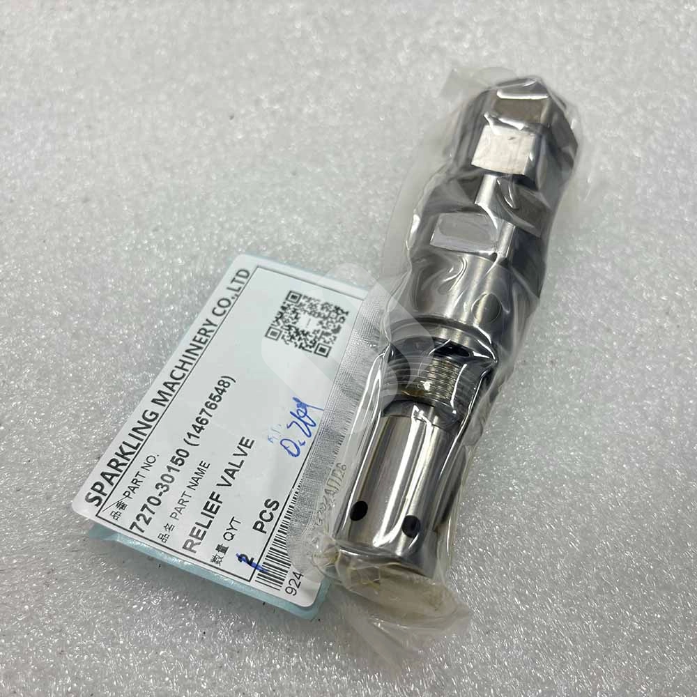 VOLVO EXCAVATOR PARTS MADE IN CHINA NEW EC140 EC160 EC180 EC200 EC210 7270-30150(14676548) RELIEF VALVE SPARKLING MACHINERY VOLVO EXCAVATOR PARTS MADE IN CHINA NEW EC140 EC160 EC180 EC200 EC210 7270-30150(14676548) RELIEF VALVE SPARKLING MACHINERY