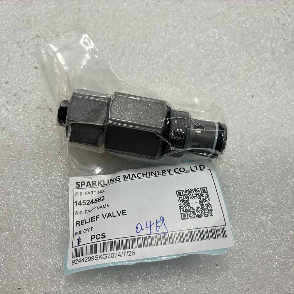 VOLVO EXCAVATOR PARTS MADE IN CHINA NEW EC120D EC140B EC140C EC140D EC140E EC160C 14524582 RELIEF VALVE SPARKLING MACHINERY
