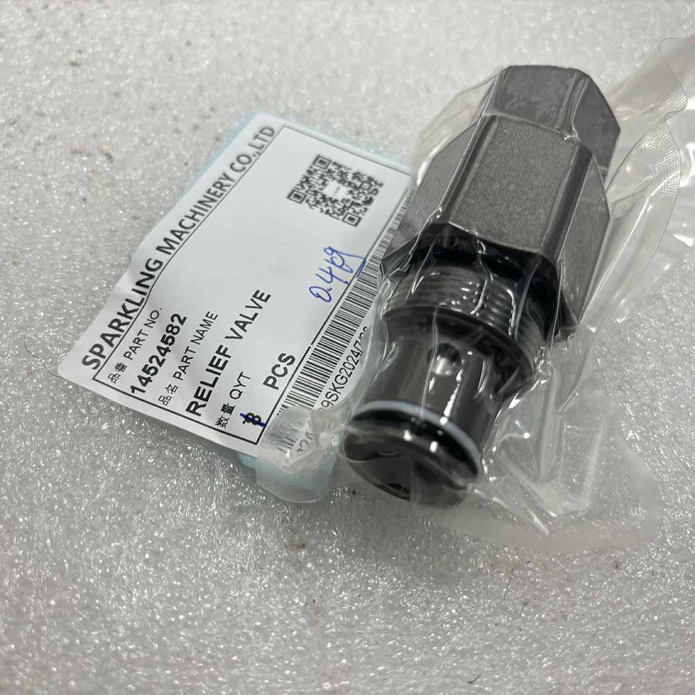 VOLVO EXCAVATOR PARTS MADE IN CHINA NEW EC120D EC140B EC140C EC140D EC140E EC160C 14524582 RELIEF VALVE SPARKLING MACHINERY