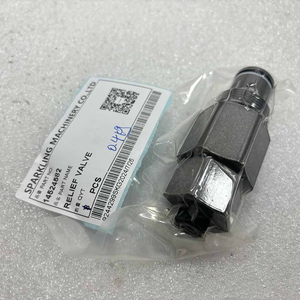 VOLVO EXCAVATOR PARTS MADE IN CHINA NEW EC120D EC140B EC140C EC140D EC140E EC160C 14524582 RELIEF VALVE SPARKLING MACHINERY