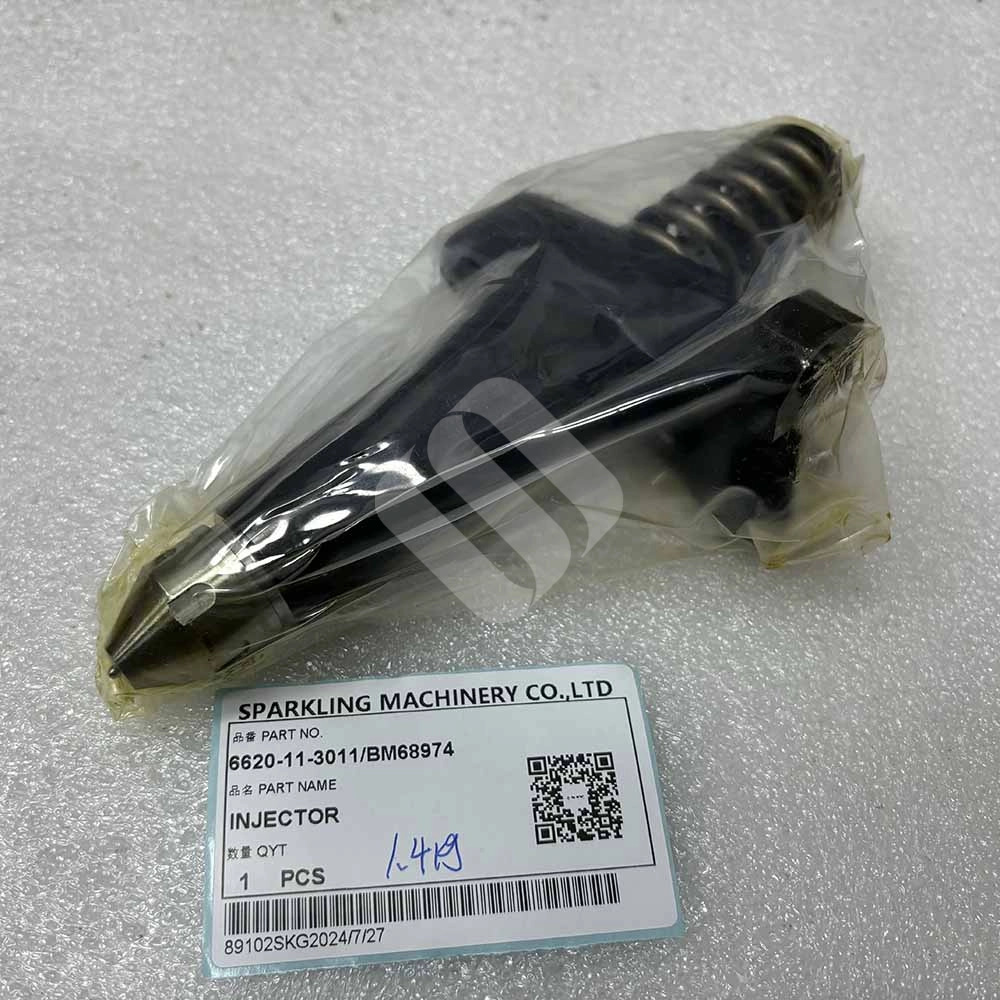 Komatsu EXCAVATOR PARTS MADE IN CHINA NEW PC200-5 PC220-5 6620-11-3011 BM68974 INJECTOR SPARKLING MACHINERY Komatsu EXCAVATOR PARTS MADE IN CHINA NEW PC200-5 PC220-5 6620-11-3011 BM68974 INJECTOR SPARKLING MACHINERY