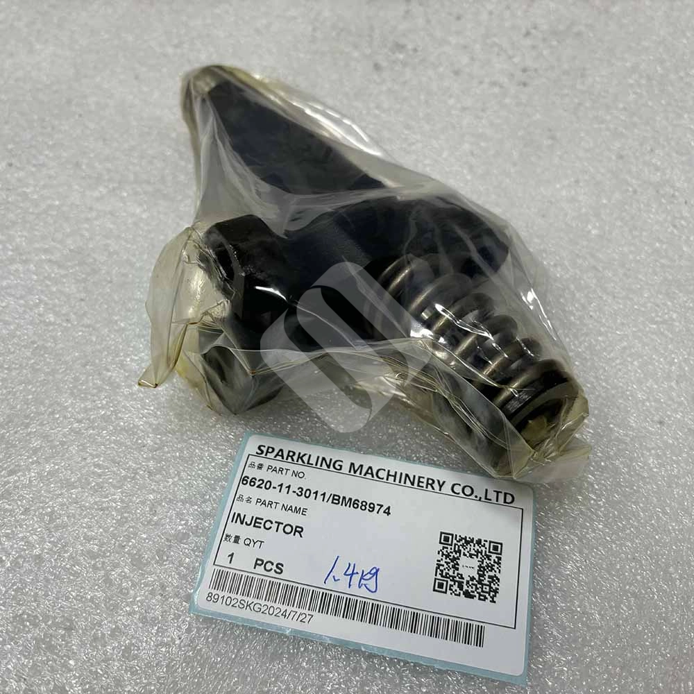 Komatsu EXCAVATOR PARTS MADE IN CHINA NEW PC200-5 PC220-5 6620-11-3011 BM68974 INJECTOR SPARKLING MACHINERY Komatsu EXCAVATOR PARTS MADE IN CHINA NEW PC200-5 PC220-5 6620-11-3011 BM68974 INJECTOR SPARKLING MACHINERY