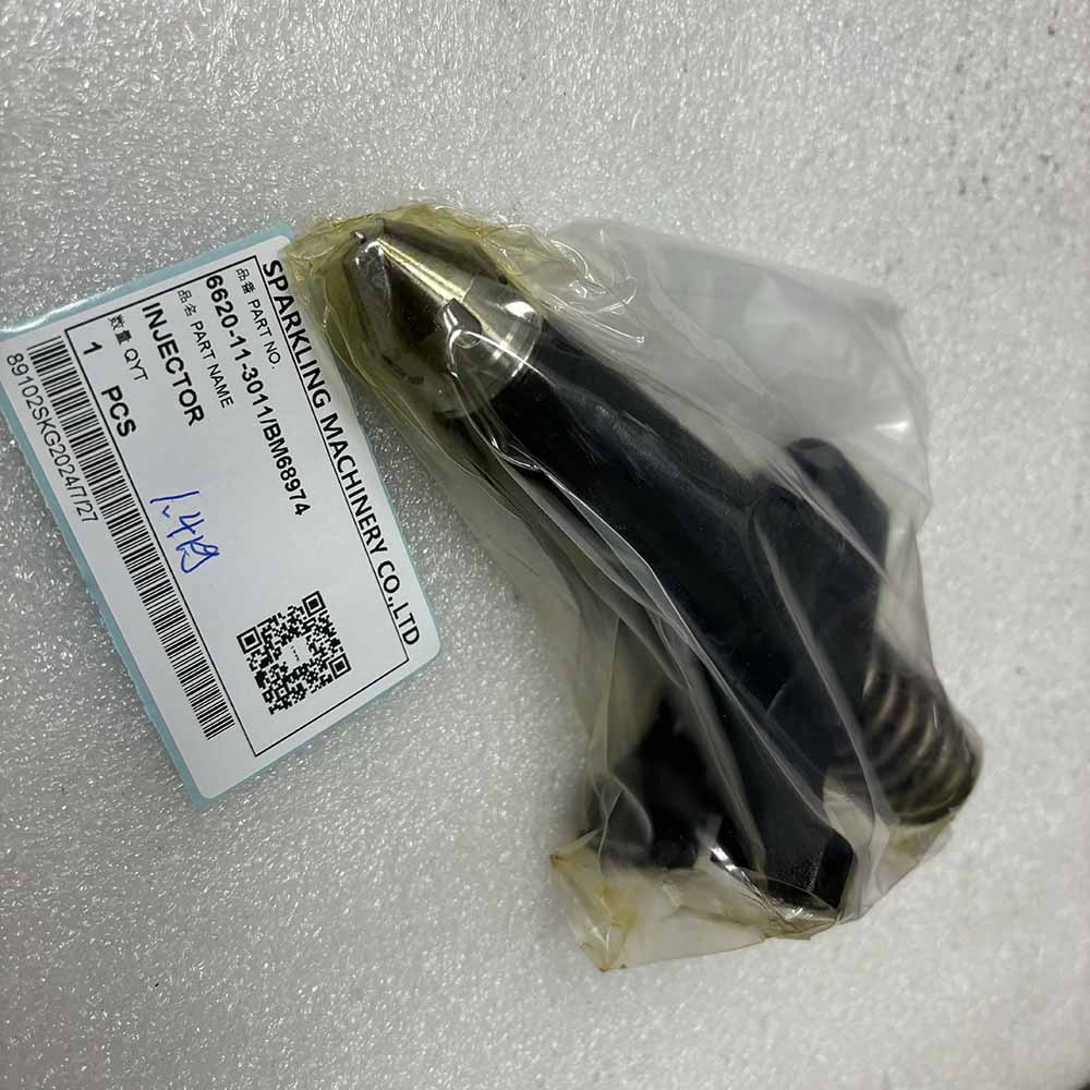 Komatsu EXCAVATOR PARTS MADE IN CHINA NEW PC200-5 PC220-5 6620-11-3011 BM68974 INJECTOR SPARKLING MACHINERY
