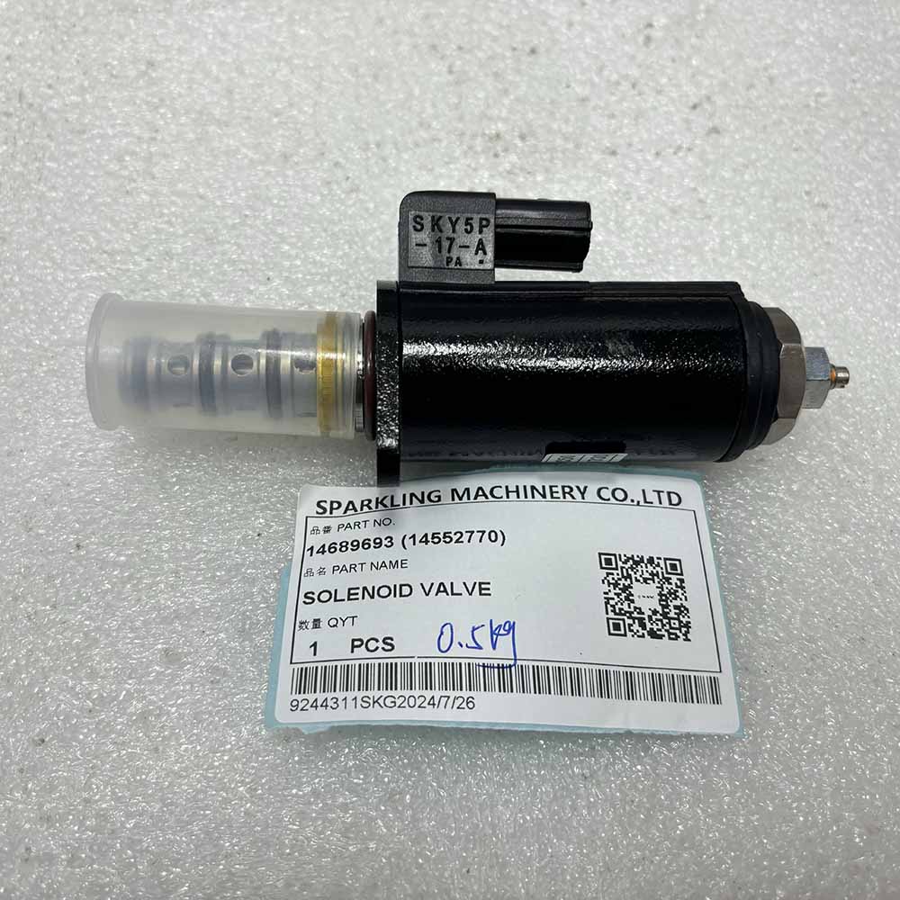 VOLVO EXCAVATOR PARTS MADE IN CHINA NEW EC140D EC140E EC160D EC180D 14689693(14552770) SOLENOID VALVE SPARKLING MACHINERY
