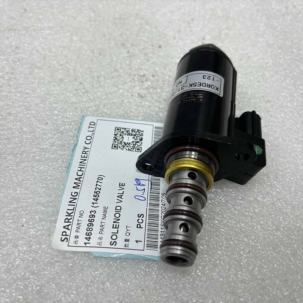 VOLVO EXCAVATOR PARTS MADE IN CHINA NEW EC140D EC140E EC160D EC180D 14689693(14552770) SOLENOID VALVE SPARKLING MACHINERY