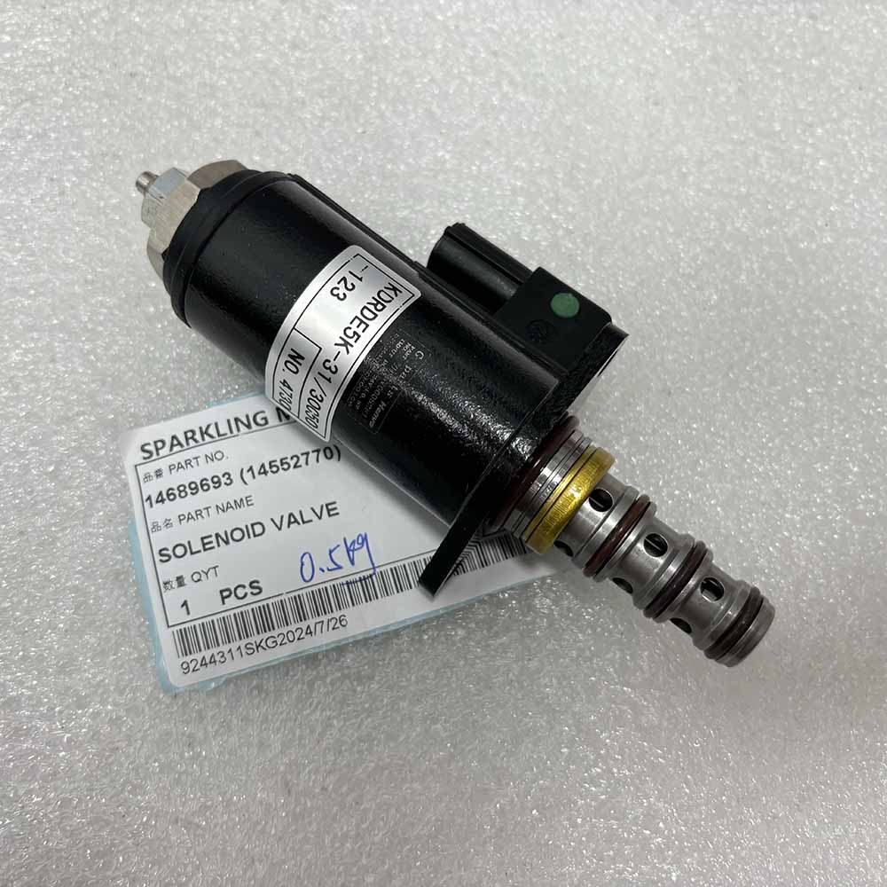 VOLVO EXCAVATOR PARTS MADE IN CHINA NEW EC140D EC140E EC160D EC180D 14689693(14552770) SOLENOID VALVE SPARKLING MACHINERY
