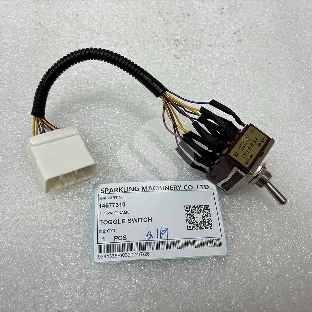 VOLVO EXCAVATOR PARTS MADE IN CHINA NEW EC140C EC140D EC140E EC160C 14577310 TOGGLE SWITCH SPARKLING MACHINERY VOLVO EXCAVATOR PARTS MADE IN CHINA NEW EC140C EC140D EC140E EC160C 14577310 TOGGLE SWITCH SPARKLING MACHINERY