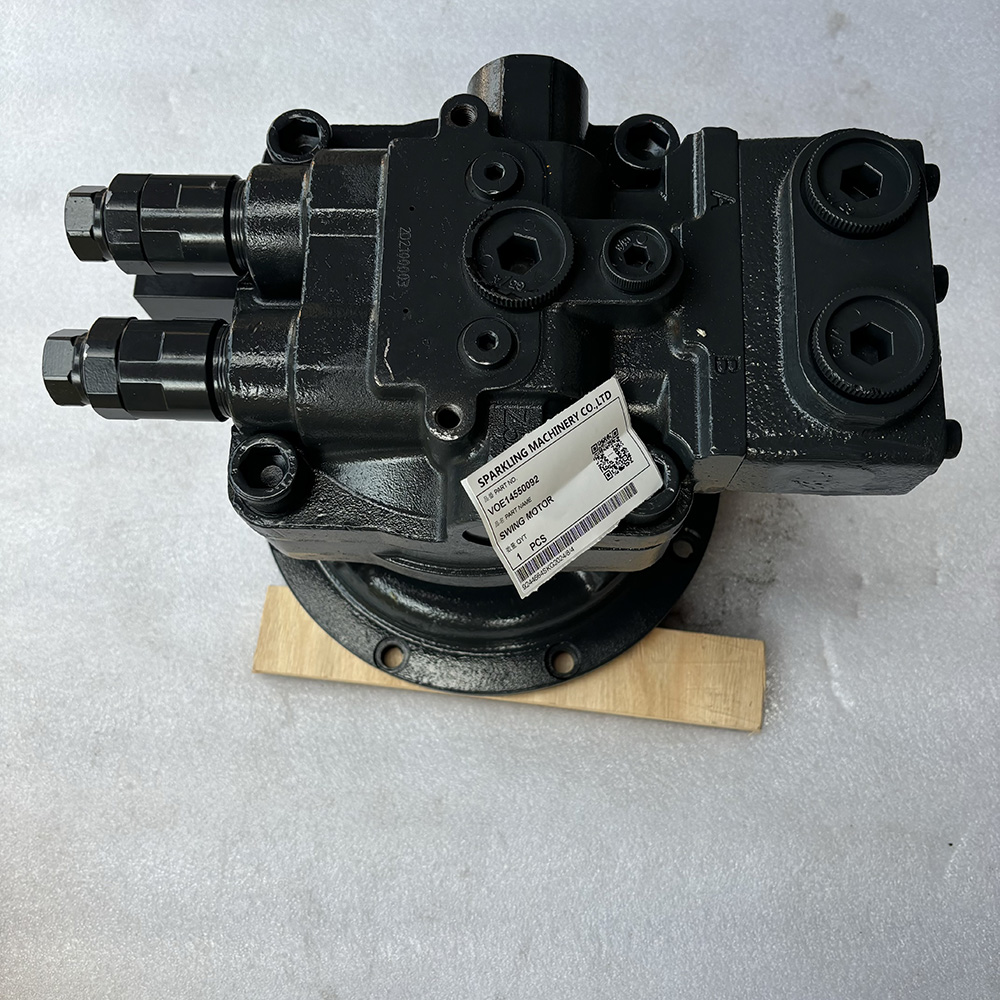 VOLVO EXCAVATOR EC460B EC460C VOE 14550092 VOE14550092 14550092 M5X130C HYDRAULIC SWING MOTOR TO HELP THE EXCAVATOR ROTATE ITS UPPER STRUCTURE