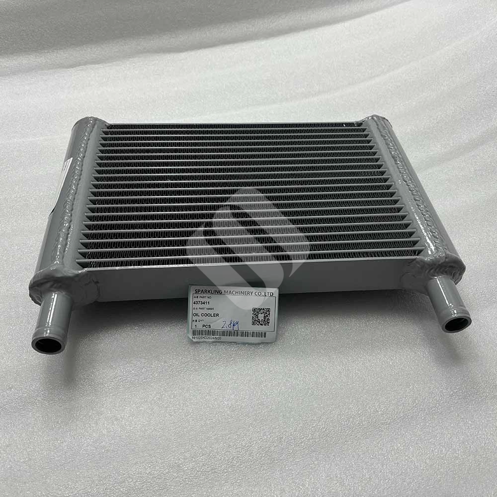 MADE IN CHINA SPARKLING MACHINERY NEW EX33MU ZX27-3 ZX30 ZX35 4373411 OIL COOLER MADE IN CHINA SPARKLING MACHINERY NEW EX33MU ZX27-3 ZX30 ZX35 4373411 OIL COOLER