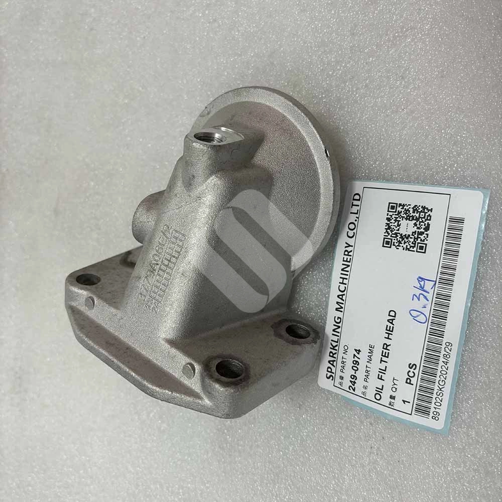 MADE IN CHINA SPARKLING MACHINERY NEW M313C M313D M315C 249-0974 OIL FILTER HEAD MADE IN CHINA SPARKLING MACHINERY NEW M313C M313D M315C 249-0974 OIL FILTER HEAD