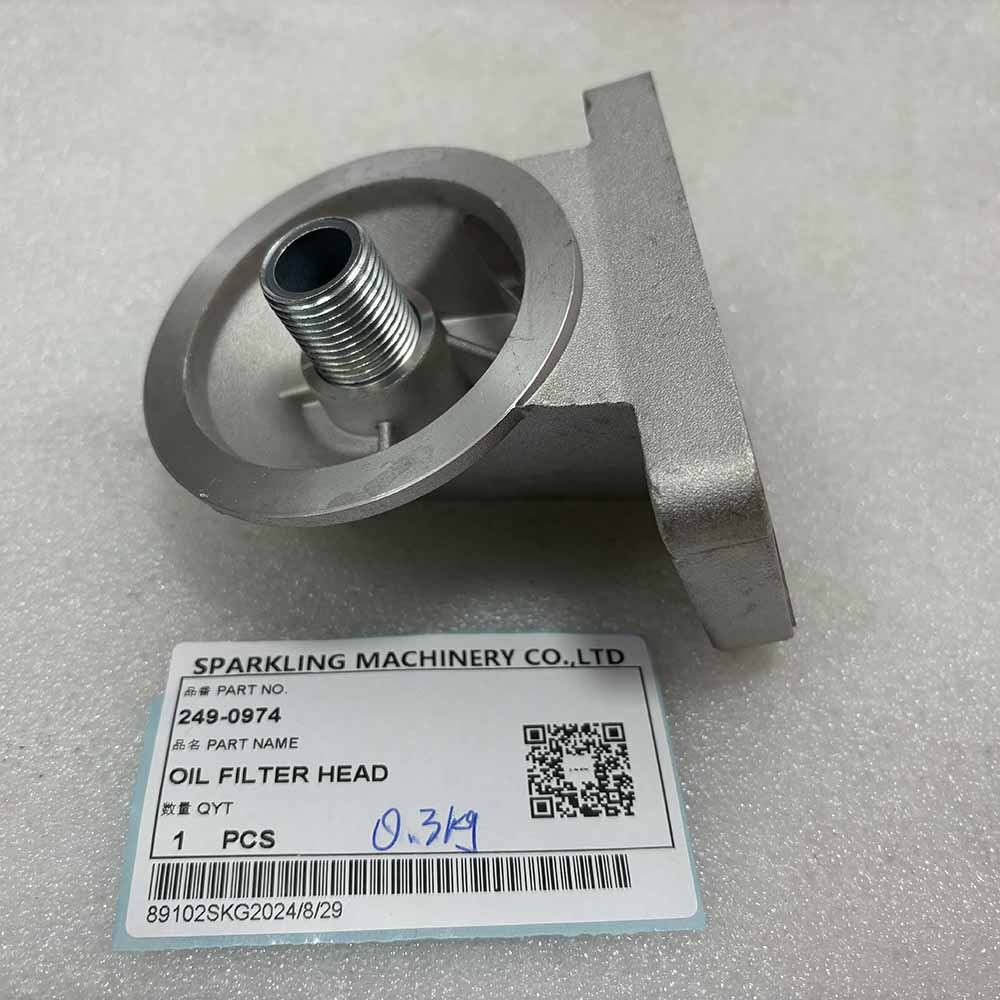 MADE IN CHINA SPARKLING MACHINERY NEW M313C M313D M315C 249-0974 OIL FILTER HEAD