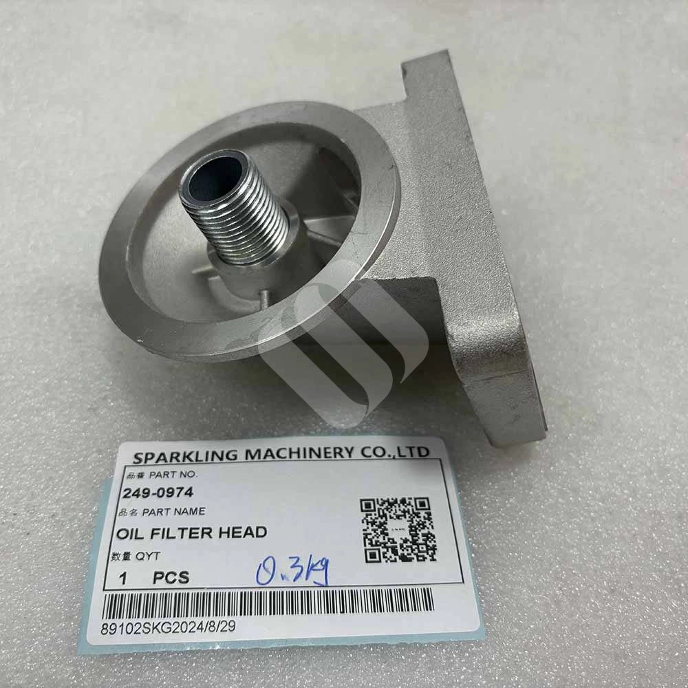 MADE IN CHINA SPARKLING MACHINERY NEW M313C M313D M315C 249-0974 OIL FILTER HEAD MADE IN CHINA SPARKLING MACHINERY NEW M313C M313D M315C 249-0974 OIL FILTER HEAD