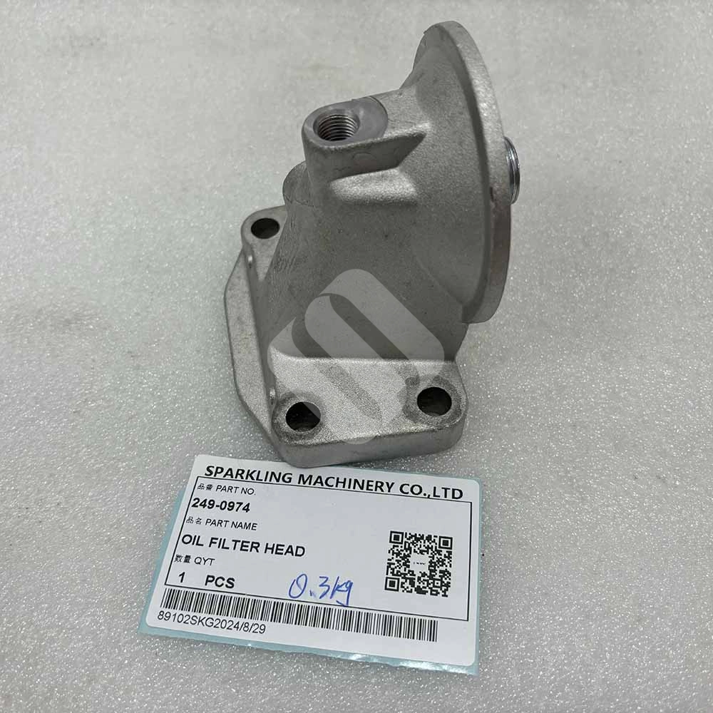 MADE IN CHINA SPARKLING MACHINERY NEW M313C M313D M315C 249-0974 OIL FILTER HEAD MADE IN CHINA SPARKLING MACHINERY NEW M313C M313D M315C 249-0974 OIL FILTER HEAD