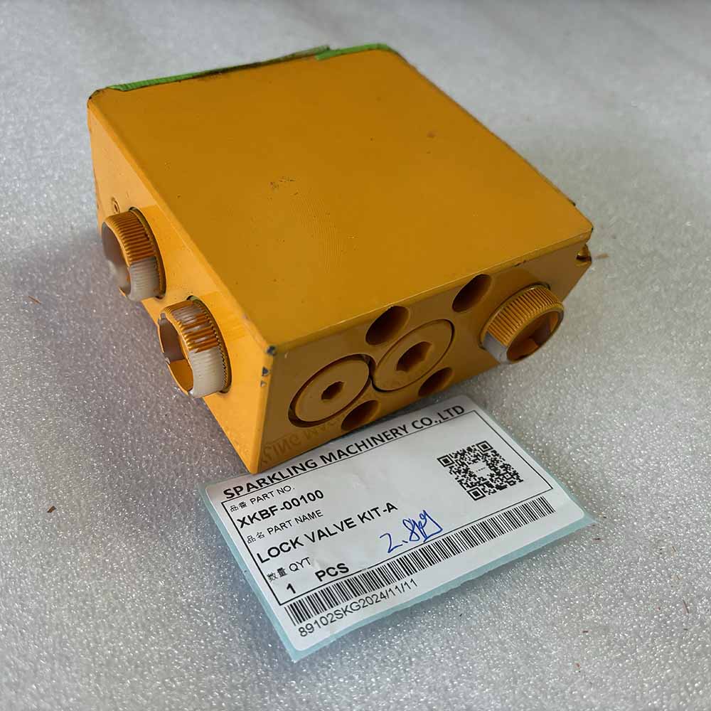 HITACHI EXCAVATOR PARTS MADE IN CHINA NEW R140W7 R140W7A R170W7 XKBF-00100 LOCK VALVE KIT-A SPARKLING MACHINERY