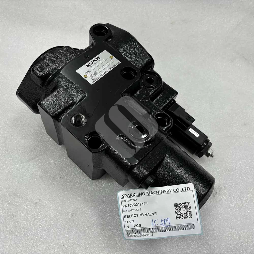 KAWASAKI EXCAVATOR PARTS MADE IN CHINA NEW YN30V00171F1 SELECTOR VALVE SPARKLING MACHINERY KAWASAKI EXCAVATOR PARTS MADE IN CHINA NEW YN30V00171F1 SELECTOR VALVE SPARKLING MACHINERY