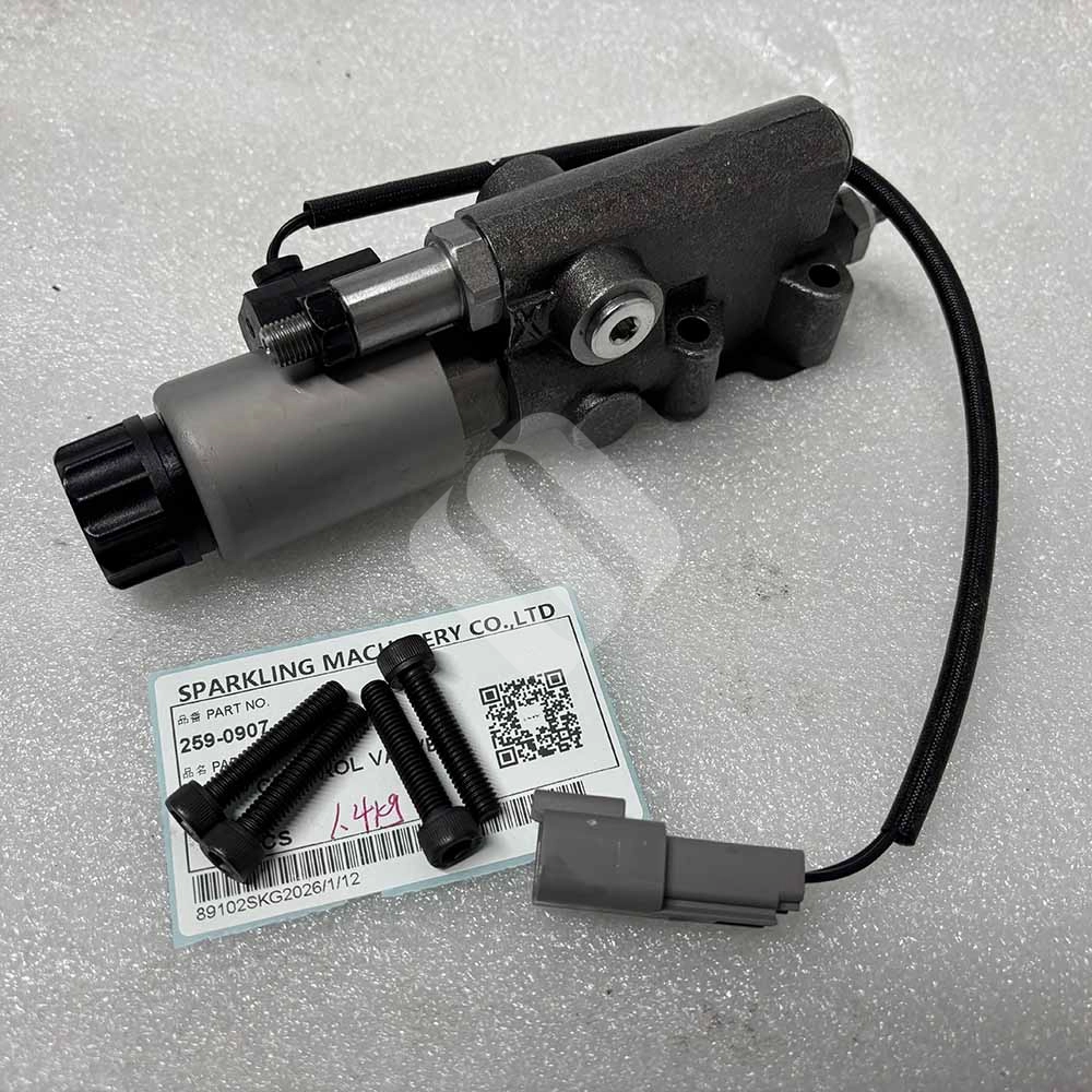 259-0907 Hydraulic Pump Control Valve for Caterpillar 312D 320D Excavator 259-0907 Hydraulic Pump Control Valve Regulator for Caterpillar 312D 320D