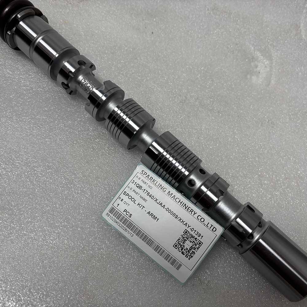 31Q8-17640 XJAA-00089 XKAY-01391 Spool Kit - Arm 1 for Hyundai HX300L R290LC-9 R450LC-7 Excavator 31Q8 17640 Spool Kit Arm1 for Hyundai HX300L Excavator Main Valve Parts