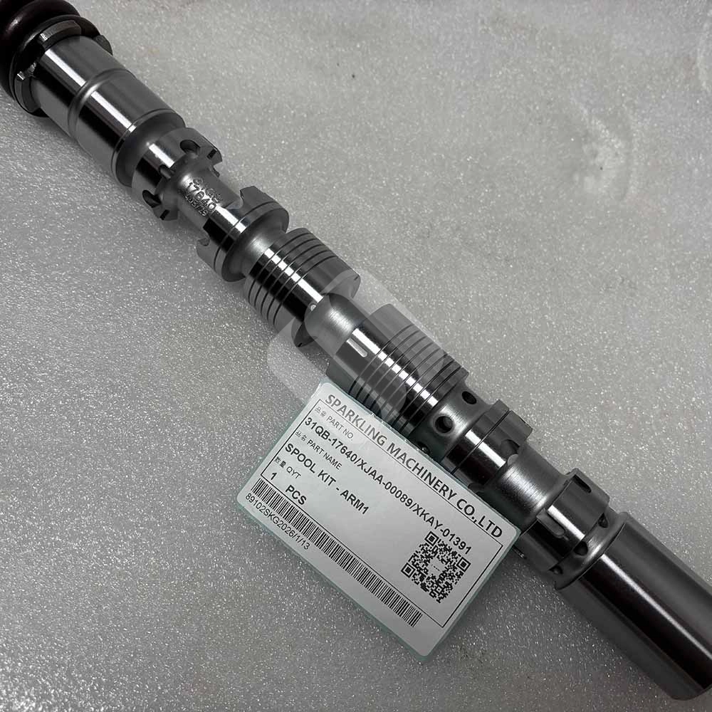 31Q8-17640 XJAA-00089 XKAY-01391 Spool Kit - Arm 1 for Hyundai HX300L R290LC-9 R450LC-7 Excavator 31Q8 17640 Spool Kit Arm1 for Hyundai HX300L Excavator Main Valve Parts