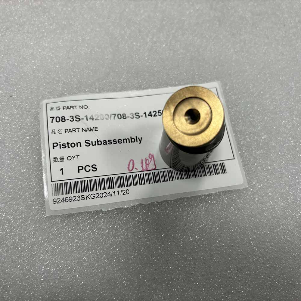 KOMATSU EXCAVATOR PARTS MADE IN CHINA NEW PC27MR PC30MR PC35MR PC45MR PC490 PC55MR 708-3S-14290 708-3S-14250 PISTON SUBASSEMBLY SPARKLING MACHINERY