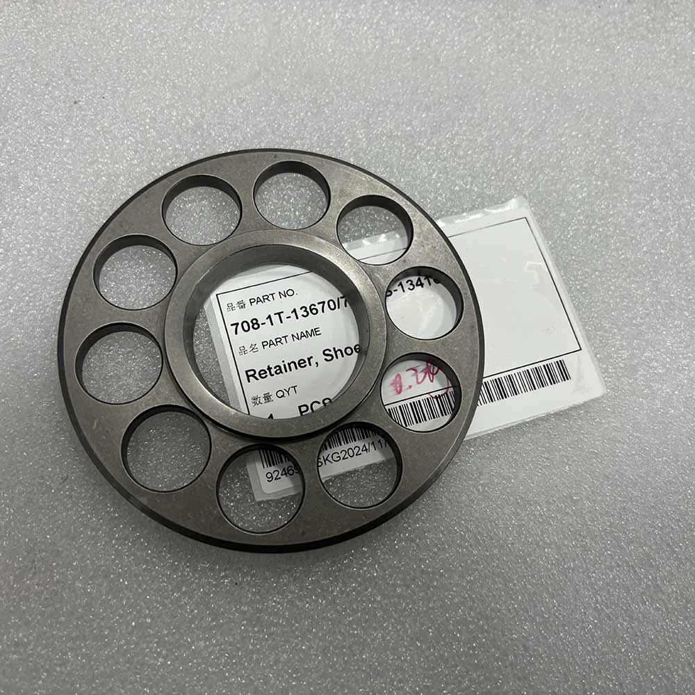 KOMATSU EXCAVATOR PARTS MADE IN CHINA NEW PC490 708-1T-13670 708-3S-13410 RETAINER,SHOE SPARKLING MACHINERY