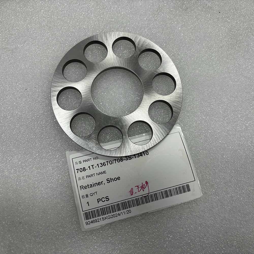 KOMATSU EXCAVATOR PARTS MADE IN CHINA NEW PC490 708-1T-13670 708-3S-13410 RETAINER,SHOE SPARKLING MACHINERY