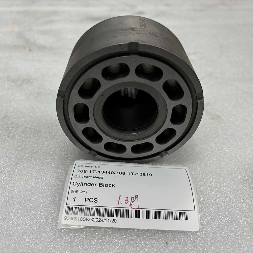 KOMATSU EXCAVATOR PARTS MADE IN CHINA NEW PC490 708-1T-13440 708-1T-13610 CYLINDER BLOCK SPARKLING MACHINERY
