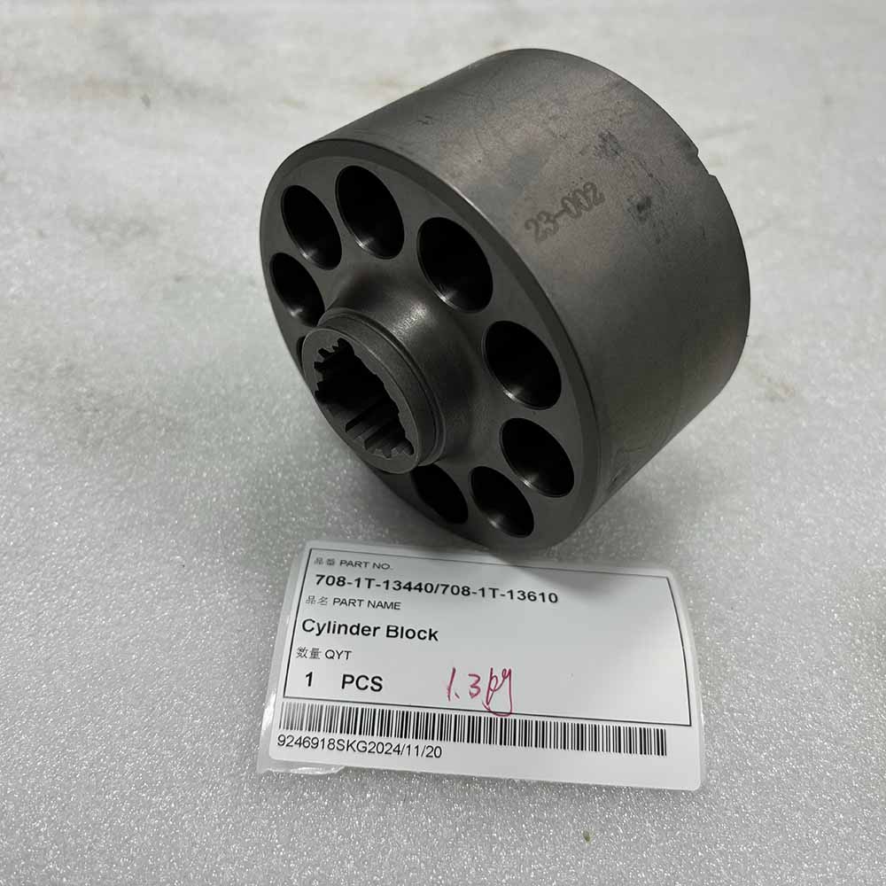 KOMATSU EXCAVATOR PARTS MADE IN CHINA NEW PC490 708-1T-13440 708-1T-13610 CYLINDER BLOCK SPARKLING MACHINERY