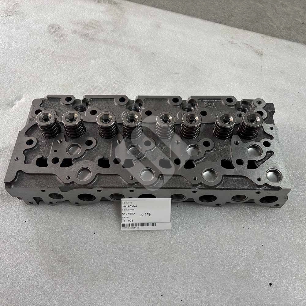 16429-03040 Engine Cylinder Head for Kubota Excavator KX121-3 KX161-3 U45 16429-03040-Cylinder-Head-for-Kubota-KX121-KX161-U45-Excavator-Engine-V2203-V2403